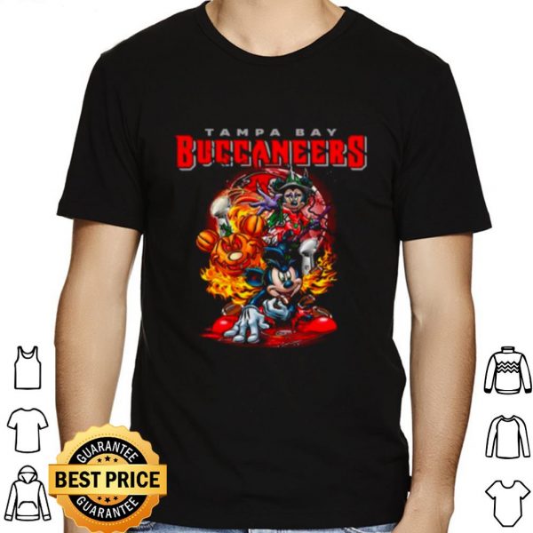 Mickey Mouse Pumpkin Halloween With Tampa Bay Buccaneers 2021 shirt 1