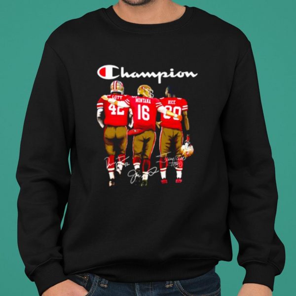 Champion Lott Montana Rice Signature 49ers Football shirt 2