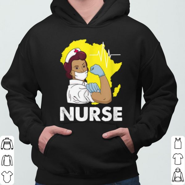 Nurse African American Nursing Practitioner Melanin Apparel shirt 3