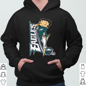 Betty Boop Philadelphia Eagles Football shirt 2 Betty Boop Philadelphia Eagles Football shirt 5