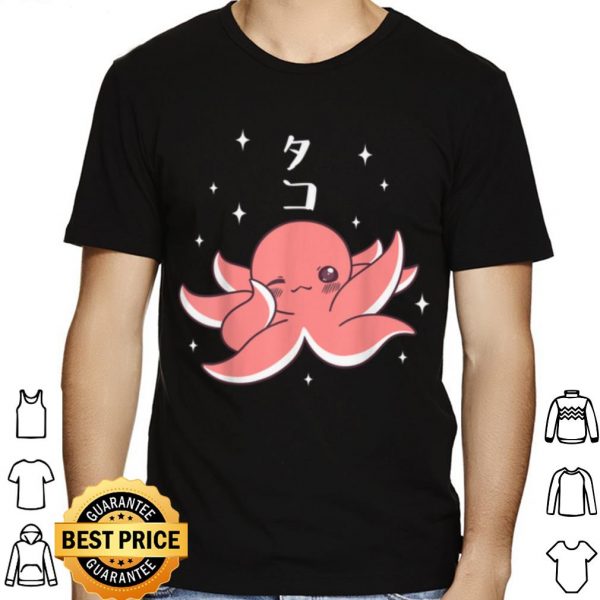 Octopus Dabbing Japanese Kawaii shirt 1