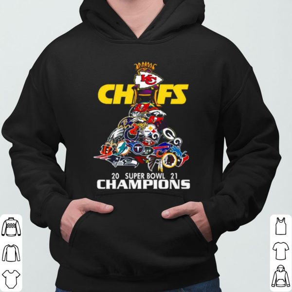 The Chiefs For All Team Football 2021 Super Bowl Champions shirt 3