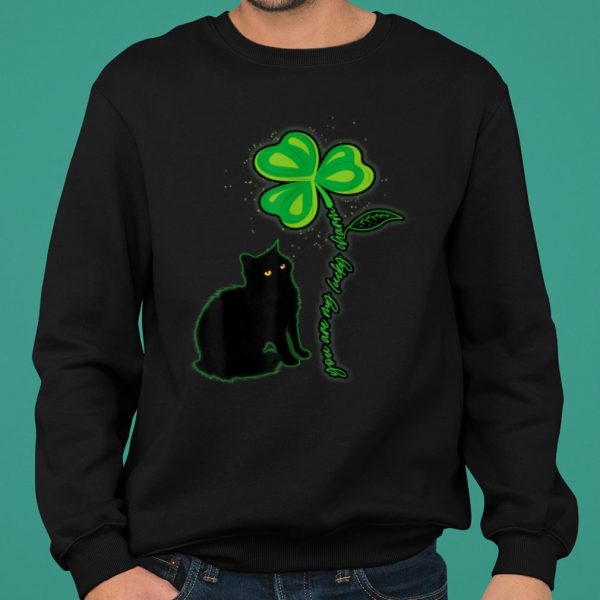 St Patricks Day Black Cat shirt 2
