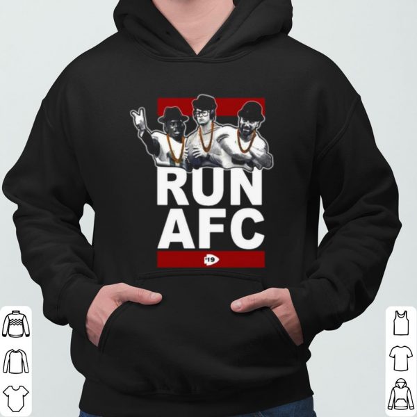 RUN AFC Patrick Mahomes and Travis Kelce Kansas City Chiefs shirt 3