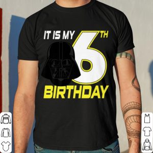 Star Wars Darth Vader 6th Birthday shirt 7