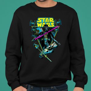 Star Wars Darth Vader Battle Vintage Retro shirt 5