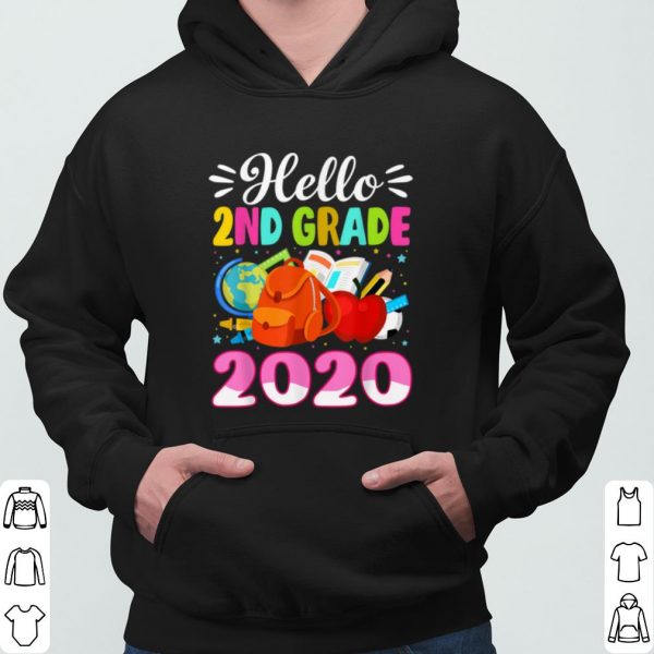 Kids Hello Second Grade 2020 shirt 3