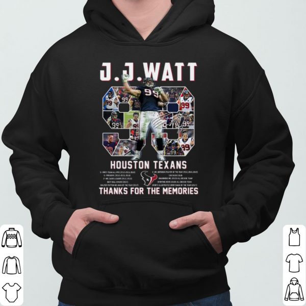 Justin James Watt Houston Texans Thanks For The Memories shirt 3
