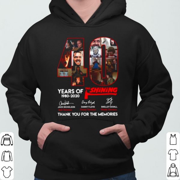 40 Years Of The Shining Thank You For The Memories Signatures shirt 3