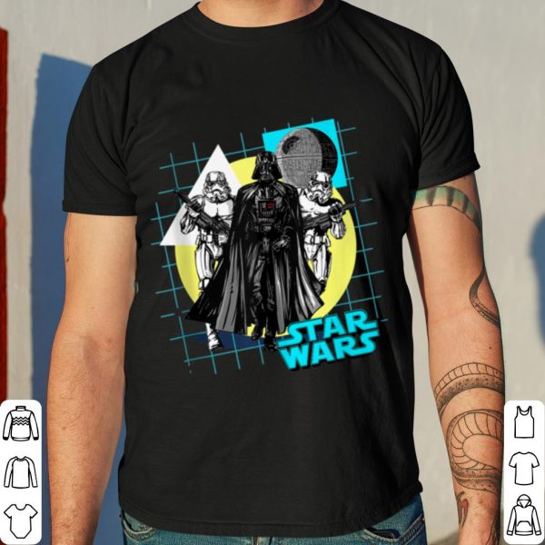 Star Wars Darth Vader And Stormtroopers Retro shirt 4