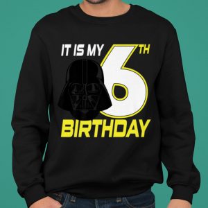 Star Wars Darth Vader 6th Birthday shirt 5