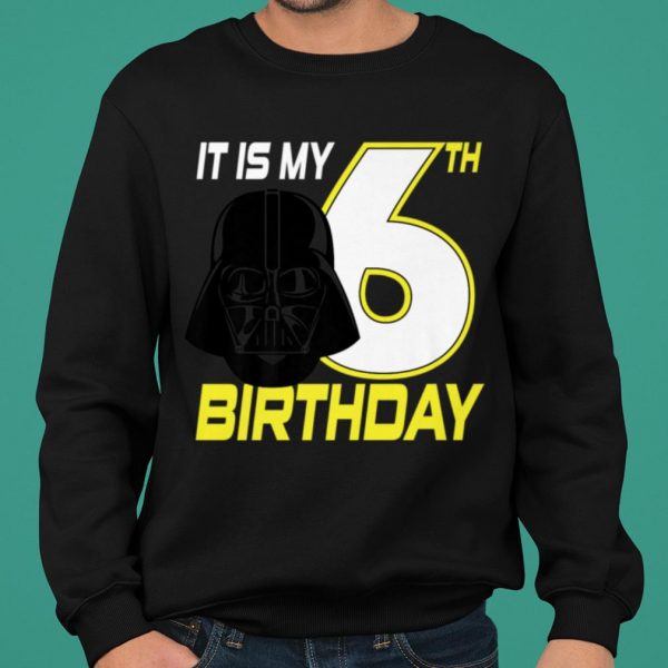 Star Wars Darth Vader 6th Birthday shirt 2