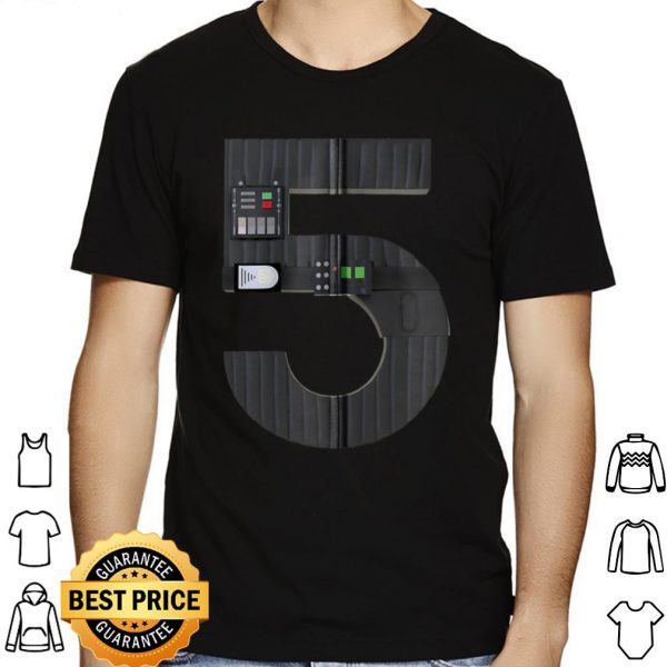 Star Wars Darth Vader Fifth Birthday shirt 1