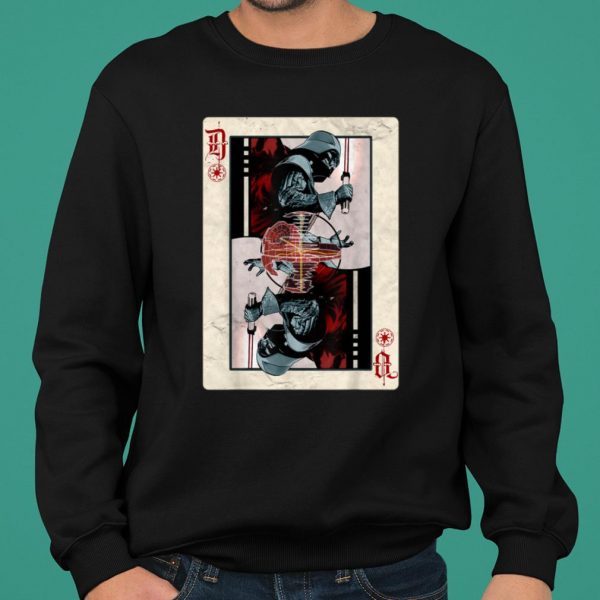 Star Wars Darth Vader Death Star Playing Card shirt 2
