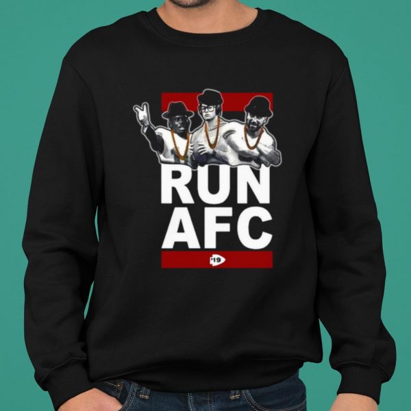 RUN AFC Patrick Mahomes and Travis Kelce Kansas City Chiefs shirt 2