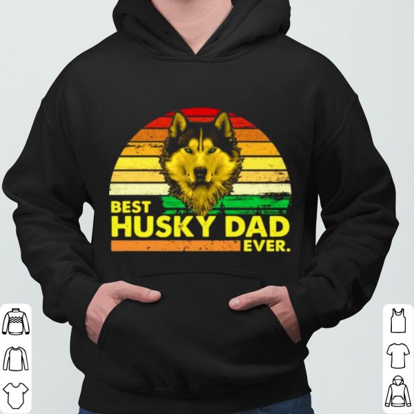 Best Husky Dad Ever Vintage shirt 3