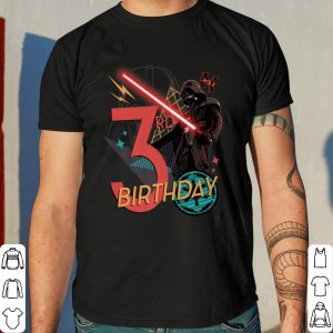 Star Wars Darth Vader 3rd Birthday Abstract Background shirt 7