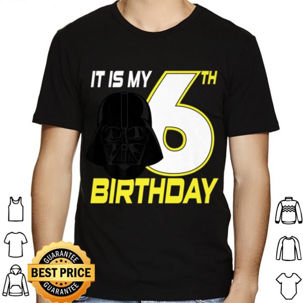 Star Wars Darth Vader 6th Birthday shirt 1