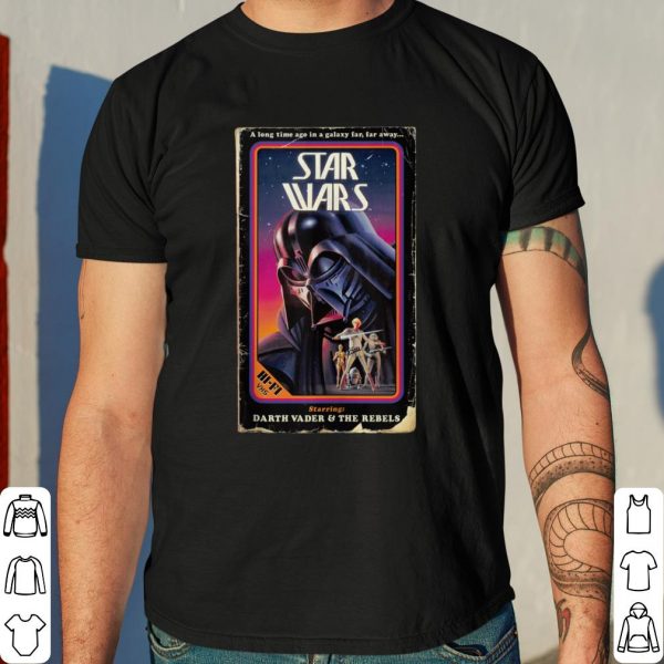 Star Wars Darth Vader & The Rebels VHS shirt 4