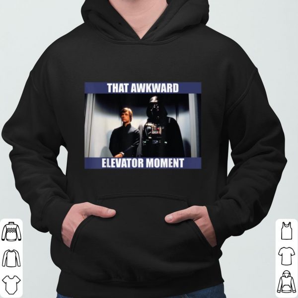 Star Wars Darth Vader & Luke That Awkward Elevator Moment shirt 3