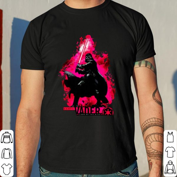 Kids Star Wars Darth Vader Sith Lord Splatter Glow shirt 4