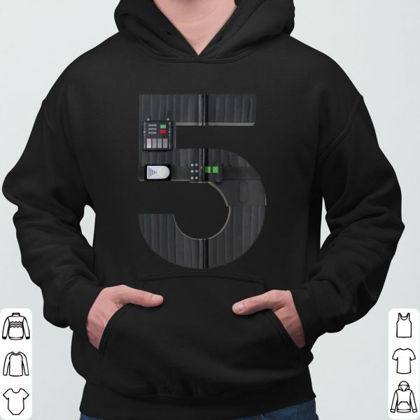 Star Wars Darth Vader Fifth Birthday shirt 3