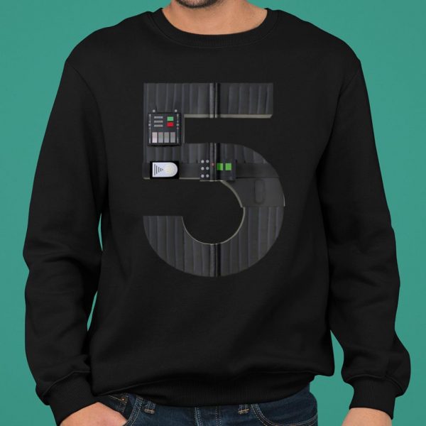 Star Wars Darth Vader Fifth Birthday shirt 2