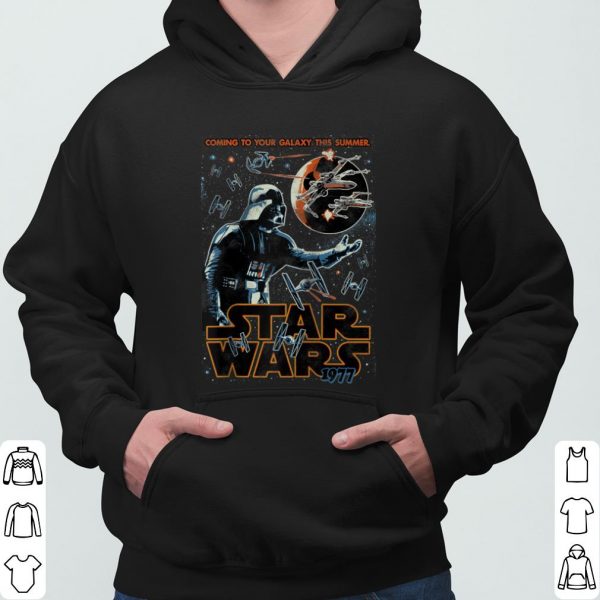 Star Wars Darth Vader Coming To You Galaxy This Summer Raglan Baseball shirt 3