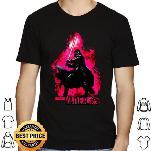Kids Star Wars Darth Vader Sith Lord Splatter Glow shirt 1