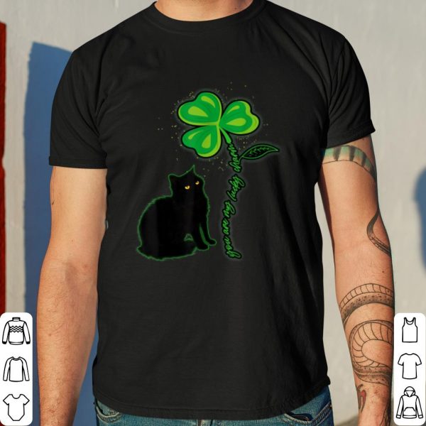 St Patricks Day Black Cat shirt 4