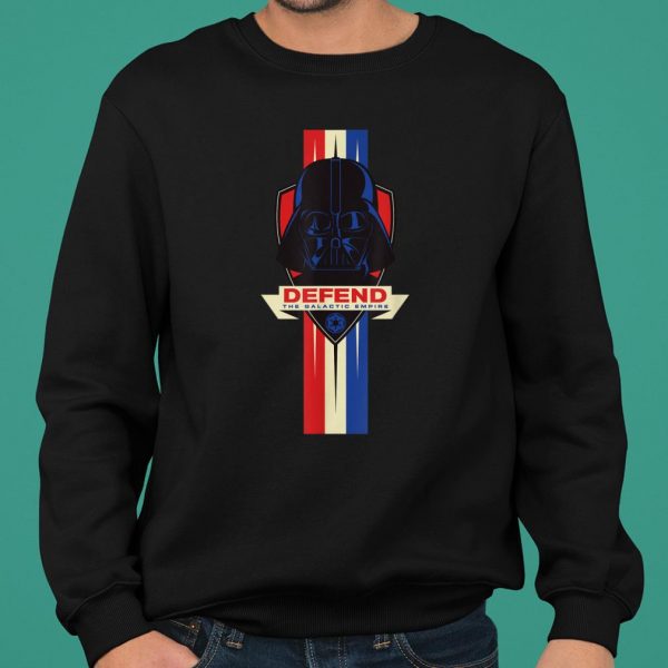 Star Wars Darth Vader Defend Galactic Empire American Flag shirt 2