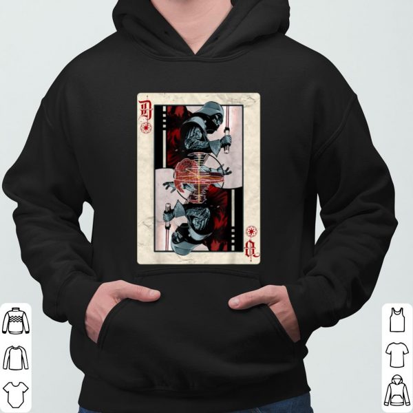 Star Wars Darth Vader Death Star Playing Card shirt 3