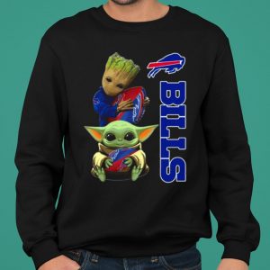 Baby Yoda And Groot Hug Rugby Buffalo Bills 2021 shirt 5