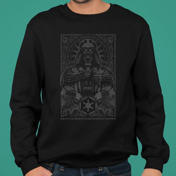 Star Wars Dark Side Darth Vader Ornate Etching shirt 2