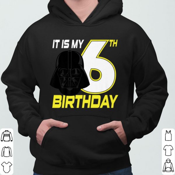 Star Wars Darth Vader 6th Birthday shirt 3