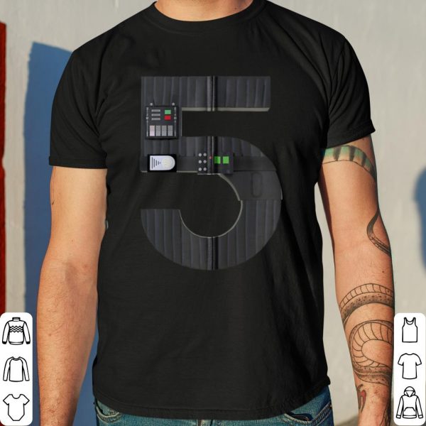Star Wars Darth Vader Fifth Birthday shirt 4