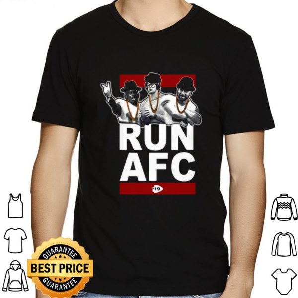 RUN AFC Patrick Mahomes and Travis Kelce Kansas City Chiefs shirt 1