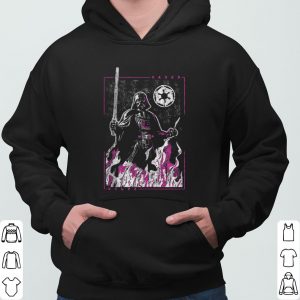 Star Wars Darth Vader Empire Emblem Pink Flame Portrait shirt 6