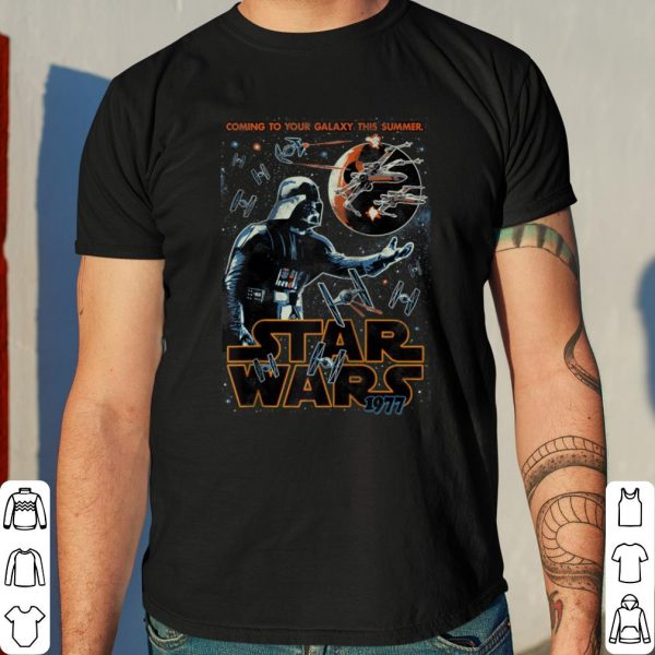 Star Wars Darth Vader Coming To You Galaxy This Summer Raglan Baseball shirt 4