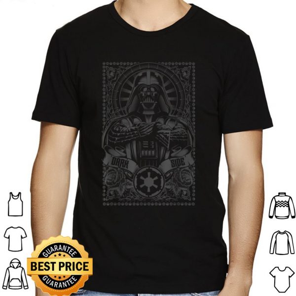 Star Wars Dark Side Darth Vader Ornate Etching shirt 1