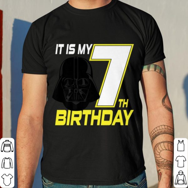 Star Wars Darth Vader 7th Birthday shirt 4