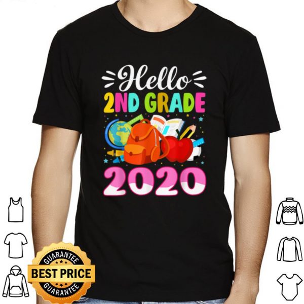 Kids Hello Second Grade 2020 shirt 1