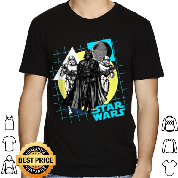 Star Wars Darth Vader And Stormtroopers Retro shirt 1