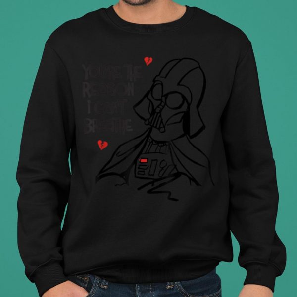 Star Wars Darth Vader Broken Hearts Anti-Valentine's Day shirt 2