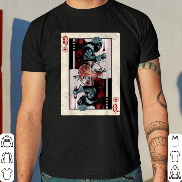 Star Wars Darth Vader Death Star Playing Card shirt 4