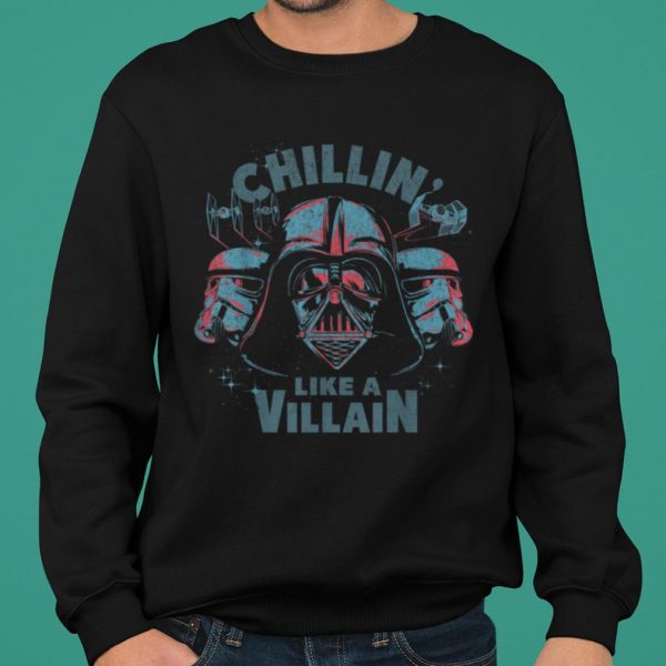 Star Wars Darth Vader Chillin Like A Villain shirt 2