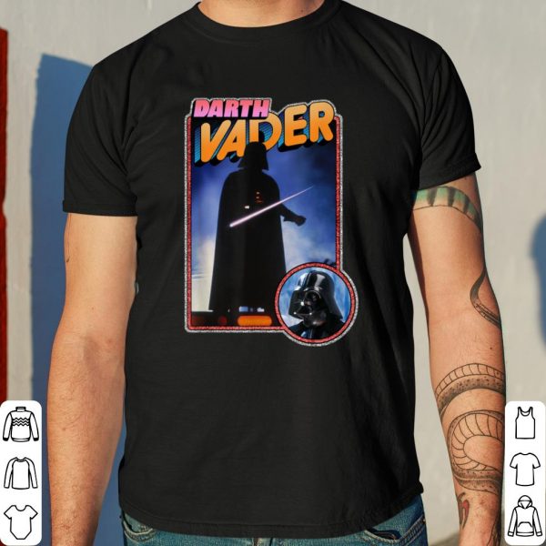 Star Wars Darth Vader Retro Bubble Badge Graphic shirt 4