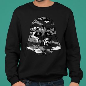 Star Wars Darth Vader Grey Camo Helmet Graphic shirt 5