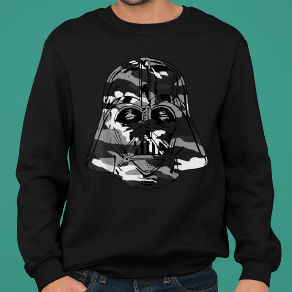 Star Wars Darth Vader Grey Camo Helmet Graphic shirt 2