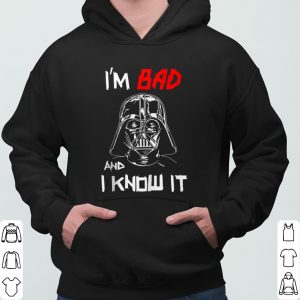 Star Wars Darth Vader I'm Bad And I Know It Portrait shirt 6